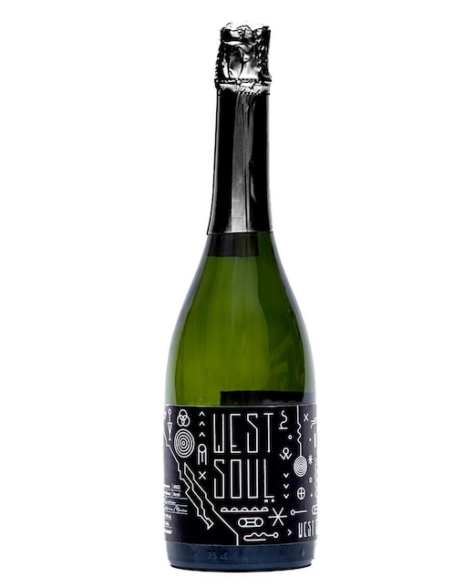 VINOS DEL OESTE Vino espumoso blanco Chardonnay Vinos Del Oeste West Soul México 750 ml