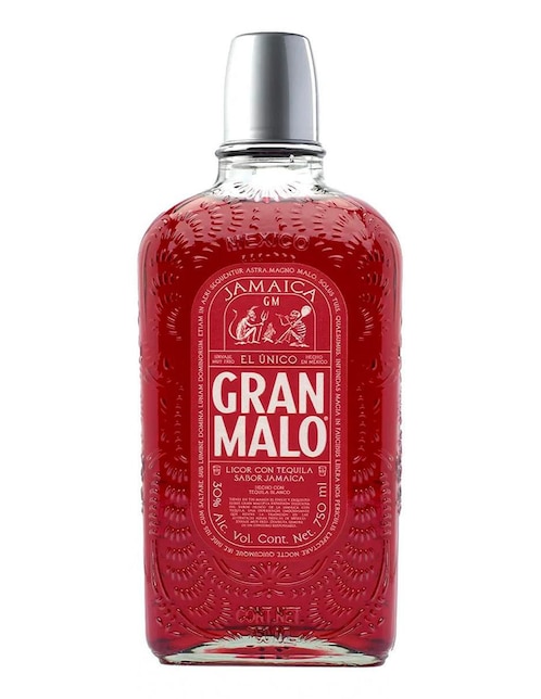 Licor de tequila Gran Malo jamaica 750 ml