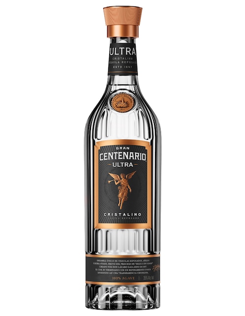 CENTENARIO Tequila centenario tipo reposado cristalino 695 ml