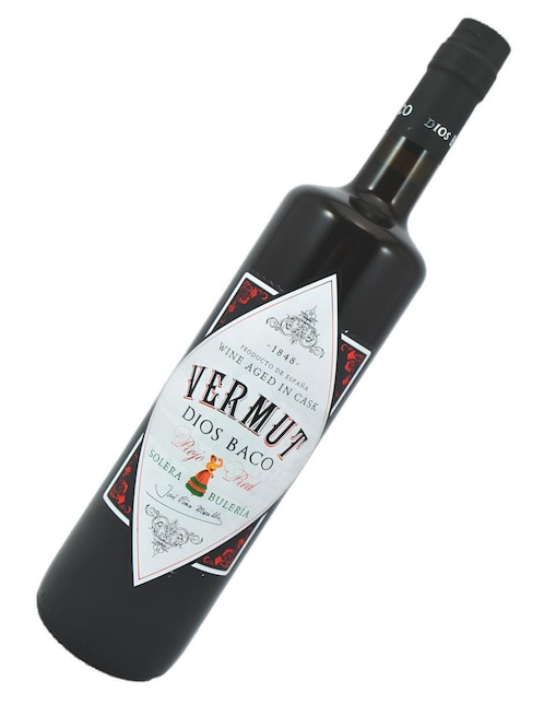Vino generoso semidulce Dios Baco Vermut Rojo Artesanal 3 años de añejamiento 750 ml