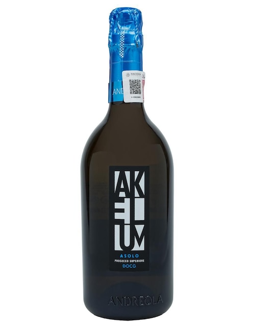 Vino espumoso blanco Glera Akelum Asolo Prosecco Superiore Docg Brut Italia 750 ml