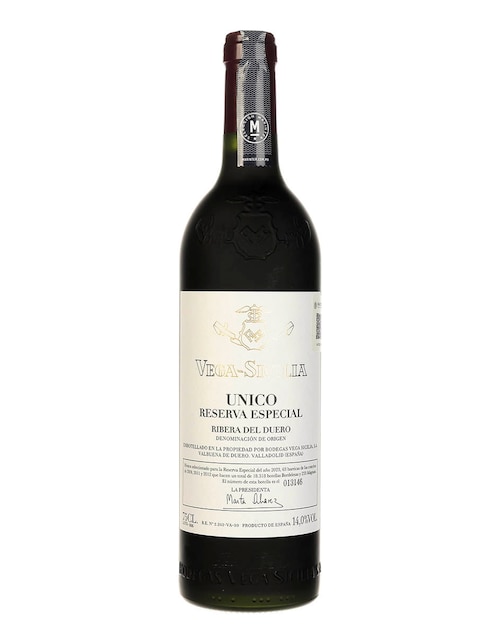 Vino tinto Vega Sicilia Tempranillo 750 ml