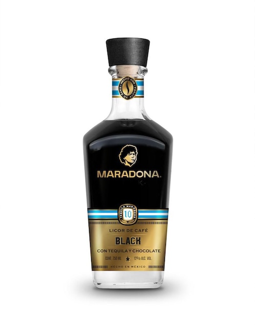 Imagen de producto Tequila Maradona Black tipo infusionado 1 pieza 750 ml