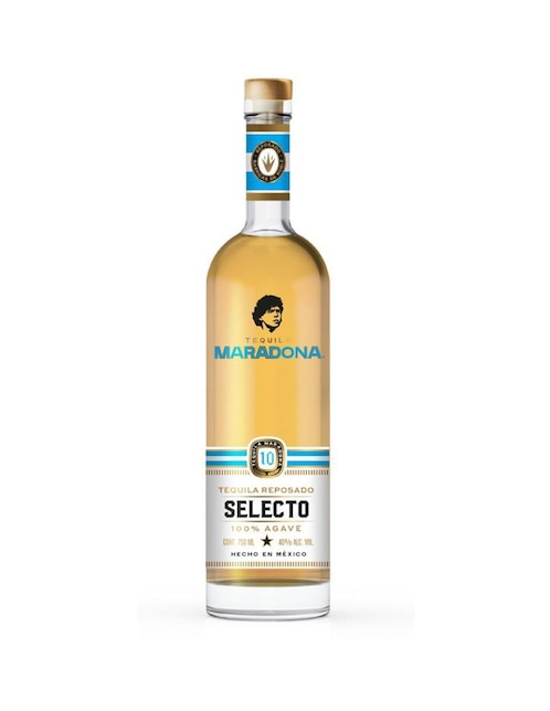 Imagen de producto Tequila Maradona tipo reposado 1 pieza 750 ml