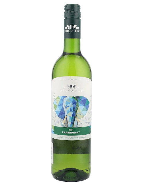 Vino blanco Chardonnay African Five Sudafrica 750 ml