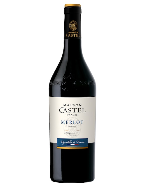 Vino tinto merlot Monovarietales Francia 750 ml
