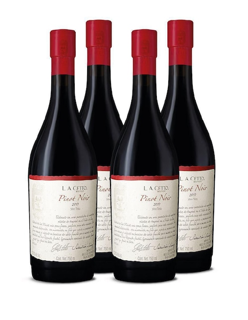 Set vino tinto La Cetto boutique pinot noir 750 ml