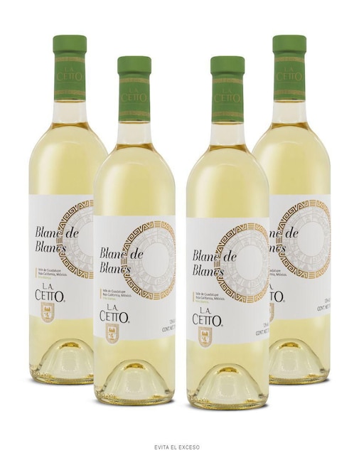 Set vino blanco La Cetto línea clásica Chenin Blanc 750 ml
