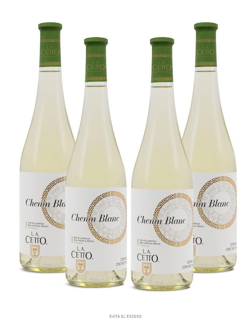 Set vino blanco La Cetto línea clásica chenin blanc 750 ml