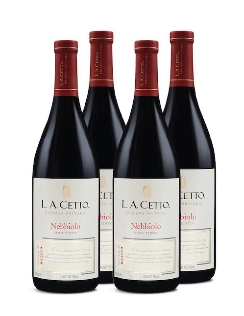 Set vino tinto La Cetto Nebbiolo 750 ml