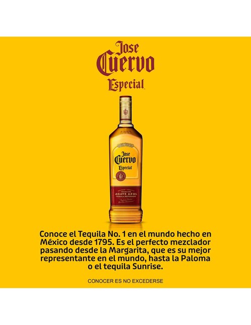 Tequila Jose Cuervo Especial tipo reposado 695 ml 2
