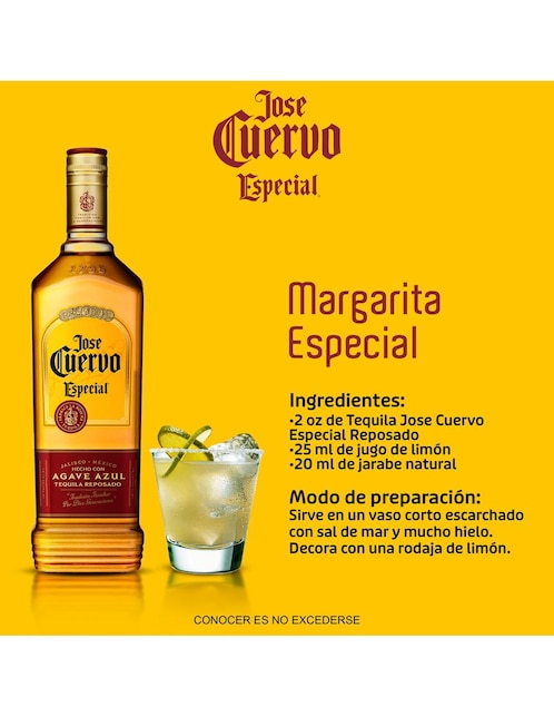 Tequila Jose Cuervo Especial tipo reposado 990 ml 3