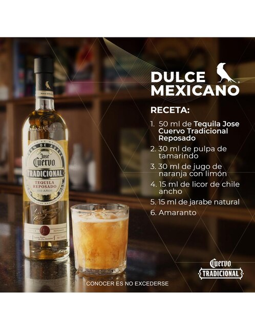 Tequila Jose Cuervo Tradicional tipo reposado 3 l 4