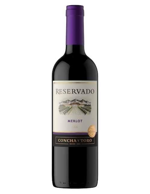 Vino tinto Concha y Toro Reservado Merlot 750 ml