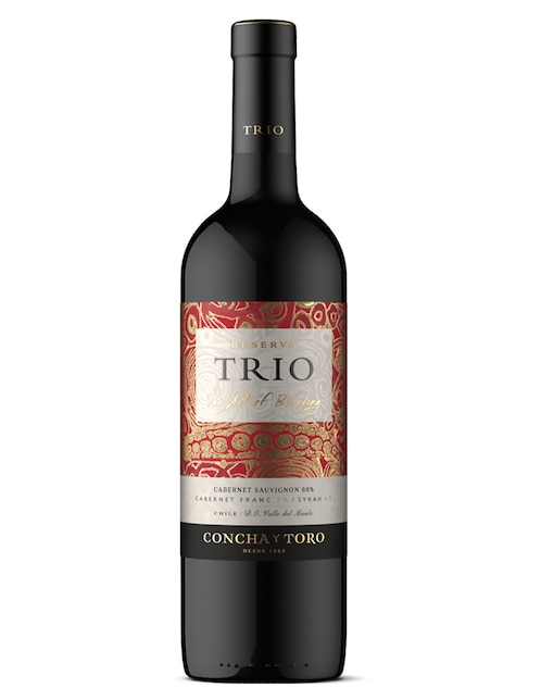 Vino tinto Concha y Toro Trio Cabernet Sauvignon 750 ml