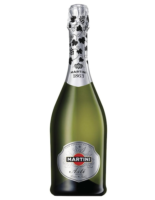 Vino espumoso blanco moscatel Martini Asti Italia 750 ml