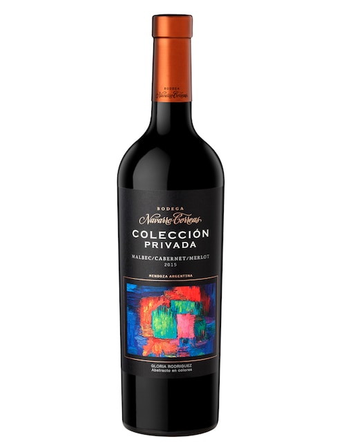 Vino tinto Navarro Correas Colección Privada malbec, cabernet y merlot 750 ml