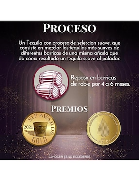 Tequila Centenario tipo Reposado