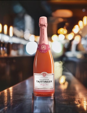 Champagne rosado Chardonnay Taittinger Prestige Rosé Francia 750 ml