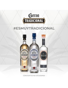Tequila Tradicional tipo Plata 950 ml