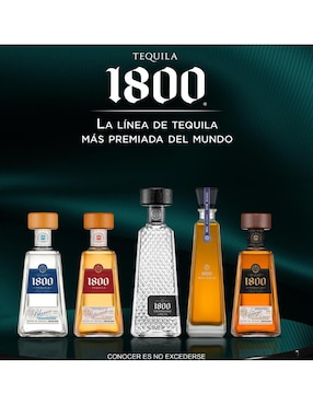 Tequila 1800 tipo Cristalino 700 ml