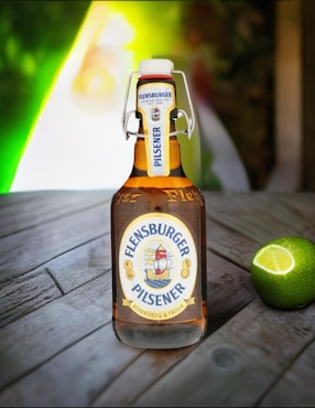 Cerveza clara Flensburger lager 330 ml