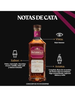 Whisky Irish Bushmills 750 ml