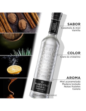 Tequila Maestro Dobel Diamante Cristalino tipo Reposado