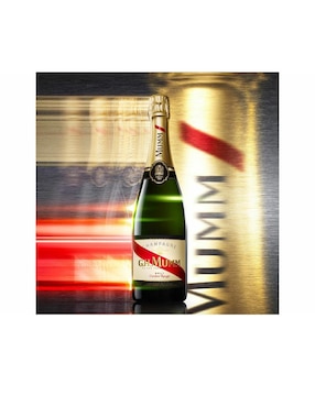 Champagne blanco Pinot Noir Mumm Cordon Rouge Bru Francia 750 ml