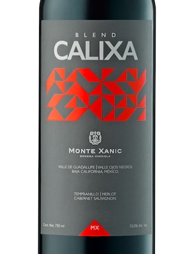 Vino tinto Monte Xanic Calixa tempranillo marselan