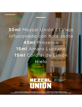 Mezcal Unión El Viejo Espadín y Tobalá Joven 700 ml