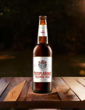 Cerveza clara Templarske lager 500 ml