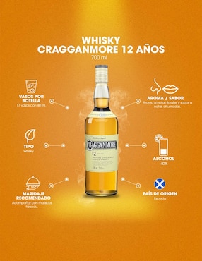 Whisky Scotch Cragganmore 12 años