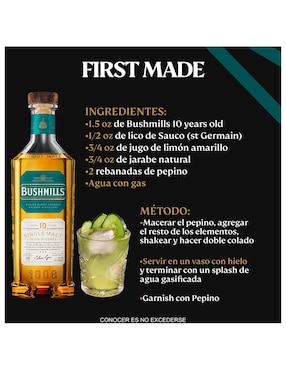 Whisky Irish Bushmills 700 ml