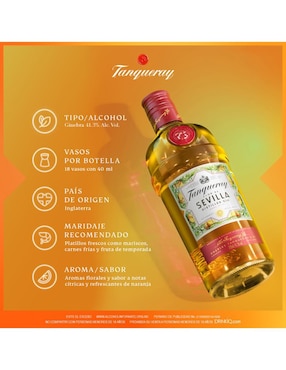 Ginebra Tanqueray Flor de Sevilla 750 ml