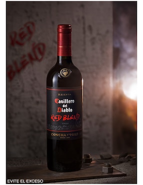 Vino tinto Casillero Del Diablo merlot 750 ml