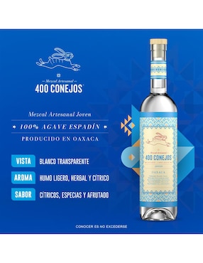 Mezcal 400 Conejos Joven 700 ml