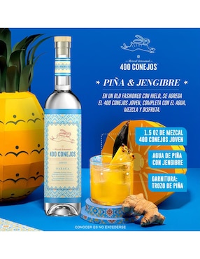 Mezcal 400 Conejos Joven 700 ml