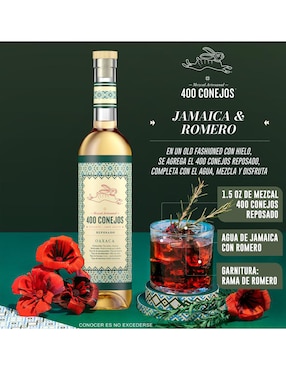 Mezcal 400 Conejos Reposado 700 ml