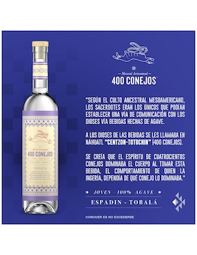 Mezcal 400 Conejos Joven 700 ml
