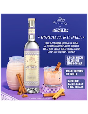 Mezcal 400 Conejos Joven 700 ml