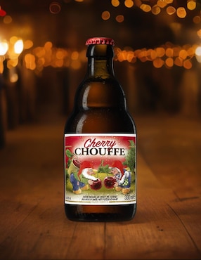 Cerveza clara La Chouffe Cherry frutos rojos 330 ml