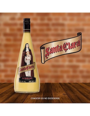 Licor de rompope Santa Clara sabor dulce 1 L