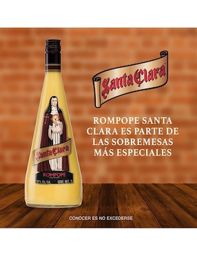 Licor de rompope Santa Clara sabor dulce 1 L