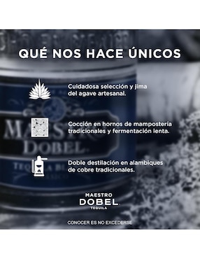 Tequila Maestro Dobel tipo Blanco 700 ml