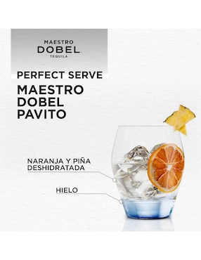Tequila Maestro Dobel tipo Blanco 750 ml