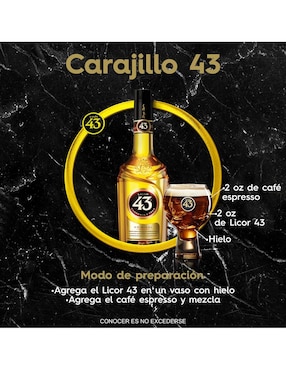 Licor de brandy Licor 43 sabor frutal 700 ml