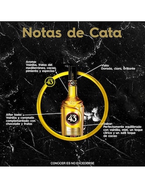 Licor de brandy Licor 43 sabor frutal 700 ml
