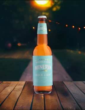 Cerveza clara Minerva light 355 ml