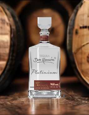 Tequila Don Ramón Platinium tipo Reposado cristalino 700 ml